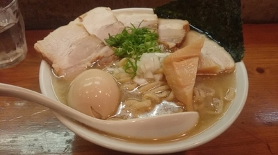 「全部入り鯛塩ラーメン」@らーめん・つけめん いつ樹の写真