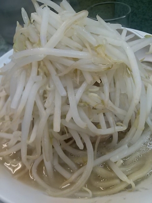 「ラーメン　野菜多め」@ラーメン二郎 新宿小滝橋通り店の写真