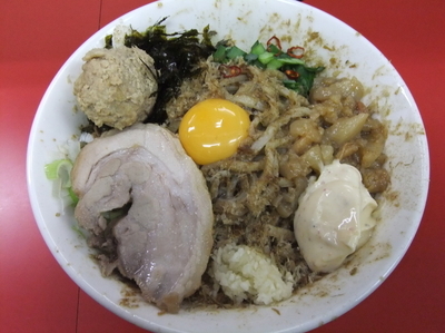 「まぜそば(中)」@ラーメン一心の写真