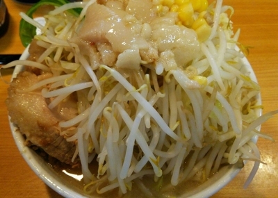 「[限定]プチ二郎（なみのり）ヤサイニンニクアブラ　680円」@ラーメン二郎 八王子野猿街道店2の写真