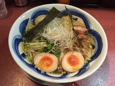 「特製とりそば(950円)+小ライス(100円)」@らーめん天神下 大喜の写真