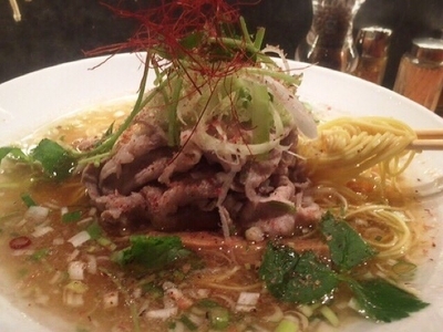 「涮肉麺(しゃぶしゃぶそば)(1,650円)」@中華麺酒房 中華そば すずらんの写真