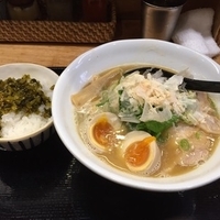 Wラーメン＋高菜ご飯