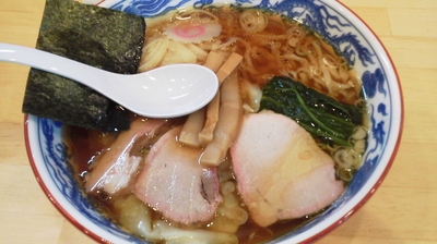 「ワンタン麺　「840円」」@白河手打中華そば 法隆の写真