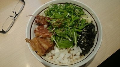 「トロ肉のせ和え麺：チーズ追加」@麺屋 はなび 弥富店の写真