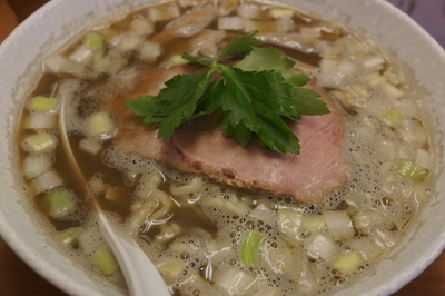 「濃口煮干し鶏そば（限定）」@福の神食堂の写真