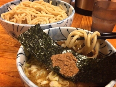 「つけ麺(800円)」@自家製麺 然の写真
