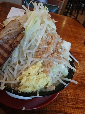 「ジパング麺、野菜増し、油少なめ、しょうが」@ジパング軒 宇都宮駒生店の写真