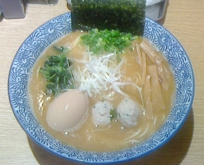 「半熟味玉濃厚魚介ラーメン」@麺屋 一燈の写真