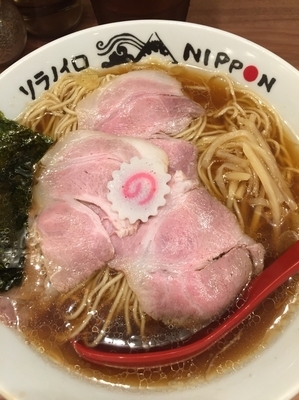 「江戸式中華そば」@ソラノイロ NIPPONの写真