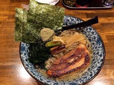 「【７月限定】焼き葱煮干しラーメン」@焼豚食道の写真