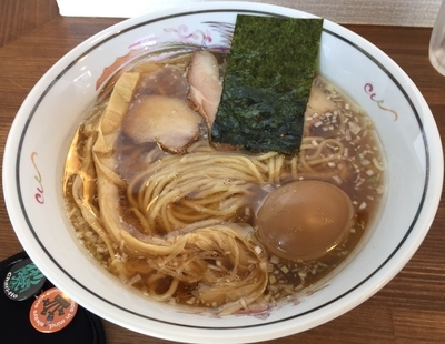 「中華そば＋かたゆで味付卵（￥650＋￥100）」@中華そば 尋の写真