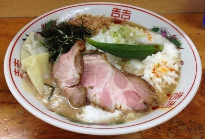 「冷やし納豆そば(限定･一口ライス付)850円」@口樂の写真