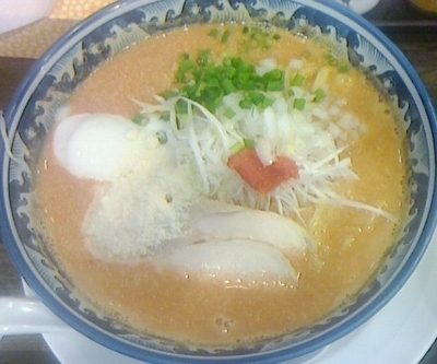 「【初夏限定】明太子そば」@あら焼鶏白湯 カシムラの写真