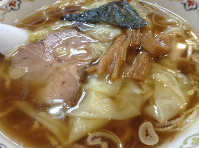 「ワンタンメン」@春木屋 荻窪本店の写真