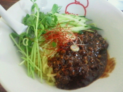 「韓国風ジャージャー麺 800円」@ラーメンげんきだまの写真