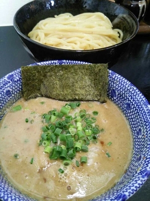 「鶏帆立の塩つけ麺中盛り」@二代目狼煙 分店 弐の写真