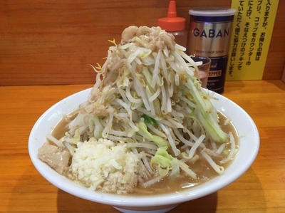 「大ラーメン全増し850円」@ラーメン角次の写真