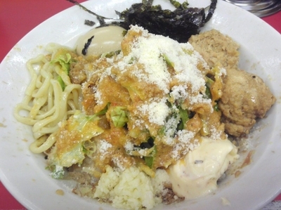 「【期間限定】冷やしまぜそば（並）￥850・味玉￥100」@ラーメン一心の写真