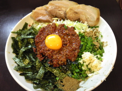 「【限定】我流豚星。台湾混蕎麦、大盛、豚増し」@豚星。の写真