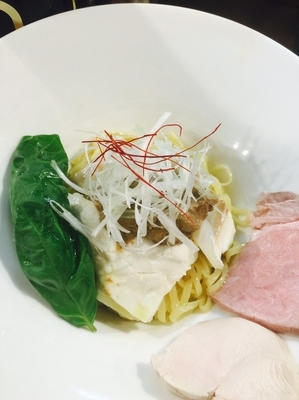 「限定 蒸し鯛とポルチーニ和えそば」@麺庵 小島流の写真