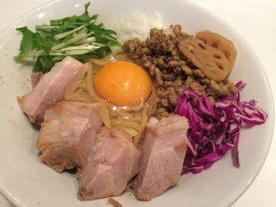 「【限定】煮干油そば　白醤油ver」@麺や 彩～iro～の写真