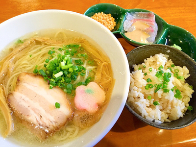 「５周年限定 鯛御膳 極 鯛茶漬セット 1150円」@らーめんダイニング 庵の写真