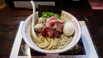 「特製鶏白湯煮干ラーメン」@らぁめん小池の写真