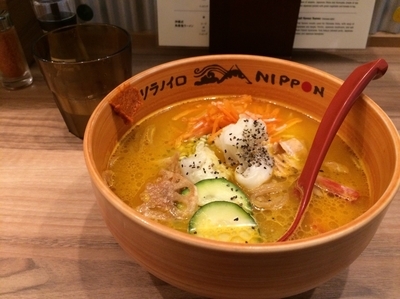 「玄米麺ベジソバ 1100円」@ソラノイロ NIPPONの写真