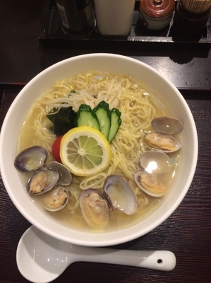 「冷しあさりラーメン【期間限定】」@麺屋 海神の写真