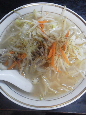 「タンメン\650」@そば処 日よしやの写真