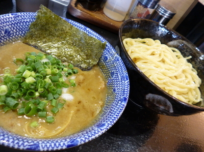 「鶏と帆立の塩つけめん（中盛）」@二代目狼煙 分店 弐の写真