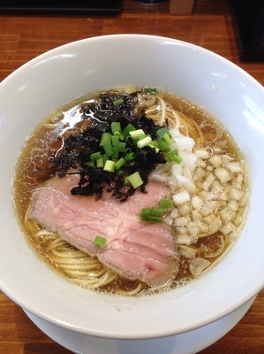 「【限定】鬼極上腹黒店主煮干し中華そば」@塩らーめん 千茶屋の写真