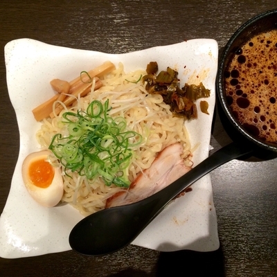 「肥後黒つけ麺(大)980円」@元祖熊本黒拉麺 清正 northport mall店の写真