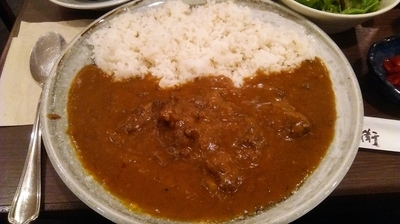 「牛たんごろごろカレー ランチセット 1080円」@たんや十兵衛 シャポー市川店の写真