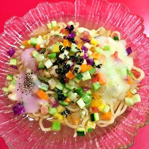 【限定】エビベジ冷やし麺