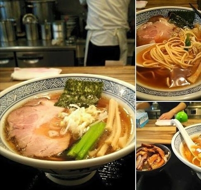 「枯本節中華そば（大盛り無料）780円＋チャーシュー丼150円」@中華そば 鍾馗の写真