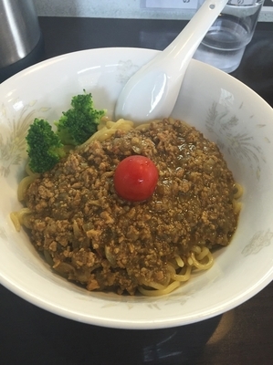 「【限定】スパイシーカレーまぜそば【¥750】」@らーめん 竜屋の写真