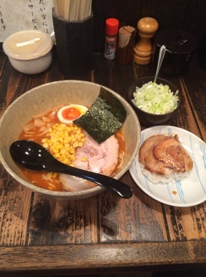 「マーラー麺＋チャー丼」@らーめん きよつきの写真