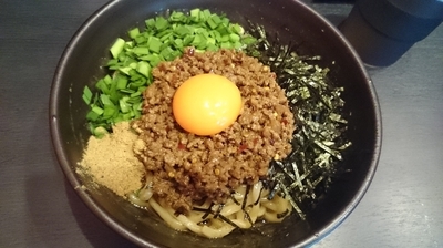 「台湾まぜそば750円」@麺屋 つばきの写真