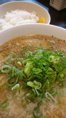 「ラーメン並７８０円全部普通＋ライス無料」@京都銀閣寺 ますたにラーメン 日本橋本店の写真