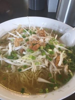 「【7月限定】鶏葱塩らーめん大盛【¥900】」@らーめん 竜屋の写真