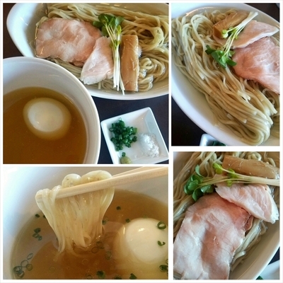 「つけそば（塩）＋たまご （150628）」@らあめん忘八の写真