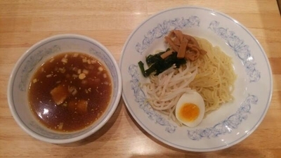 「しょうゆつけ麺(あつもり)」@ぎょうざの満洲 ひばりヶ丘北口店の写真