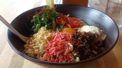 「板板麺＋コーヒー」@湖麺屋 Reel Cafeの写真