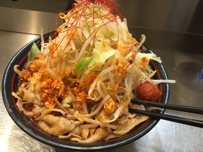 「紅らーめん＋野菜【950円】」@麺創研 紅 府中の写真