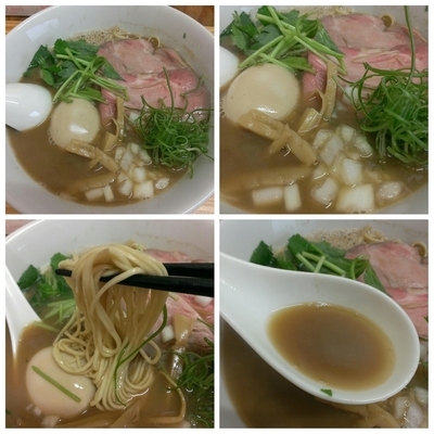 「特濃鯵煮干しそば」@中華そば よしかわの写真