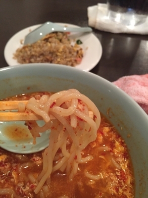 「Bセット（タンタンメン＋半チャーハン）950円」@元祖タンタンメン本舗の写真