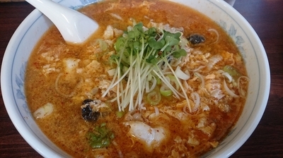 「激辛玉子スープメン（700円くらい？）」@ラーメン日本一の写真