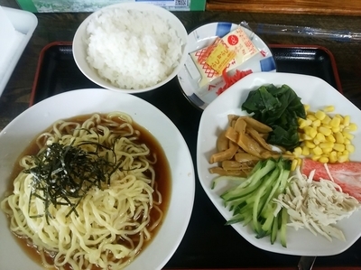 「冷やし中華(並盛)842円」@らーめん ともや 高崎下之城店の写真